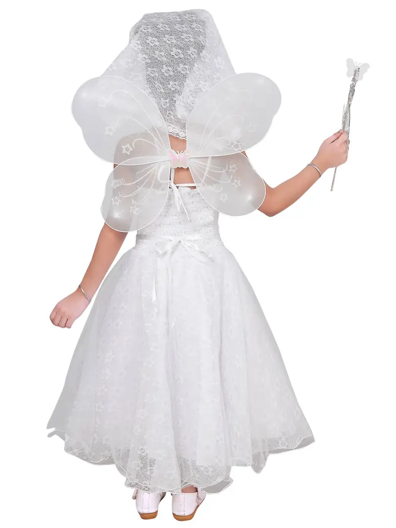 pari frock white