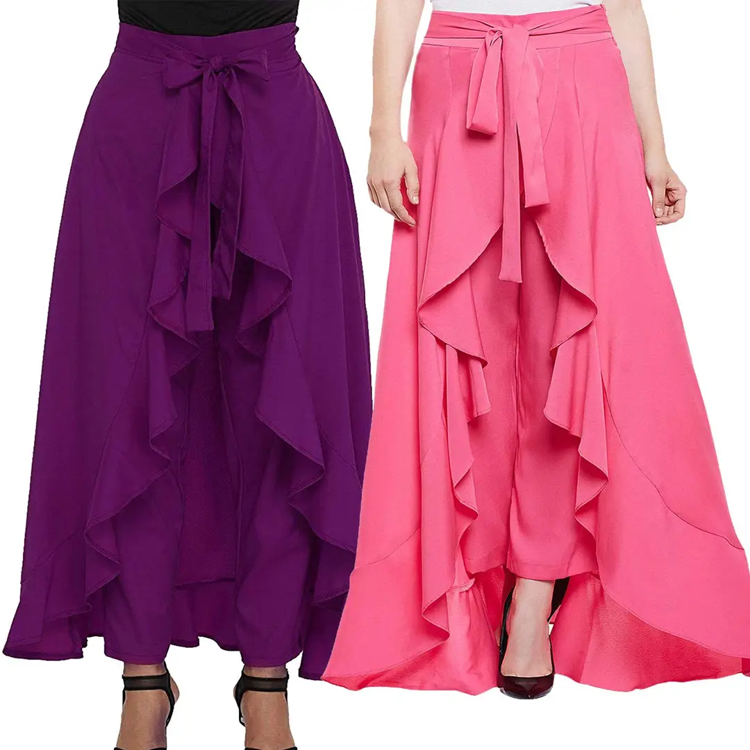 Purple Nepal Floral Cotton Ruffle Wrap Skirt S-L C | Etsy | Ruffle wrap  skirt, Skirts, Wrap skirt