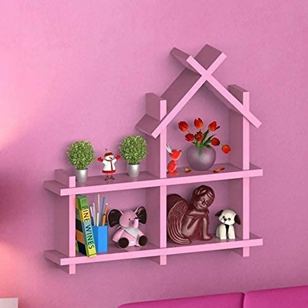 Buy Hut Floating Wall Hanging Shelf Wooden Wall Shelves Rack And Shelf 