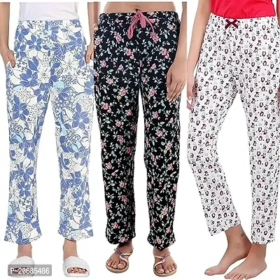 Buy womens Printed cotton pajama lower for women ladies lounge