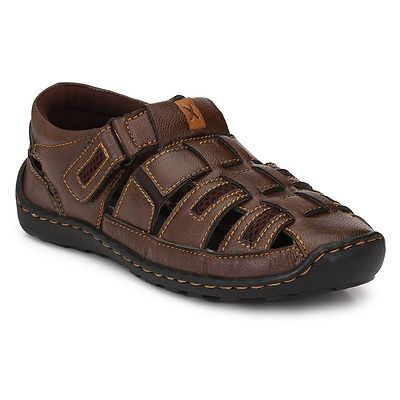 Men's Brown Synthetic Comfort Sandal