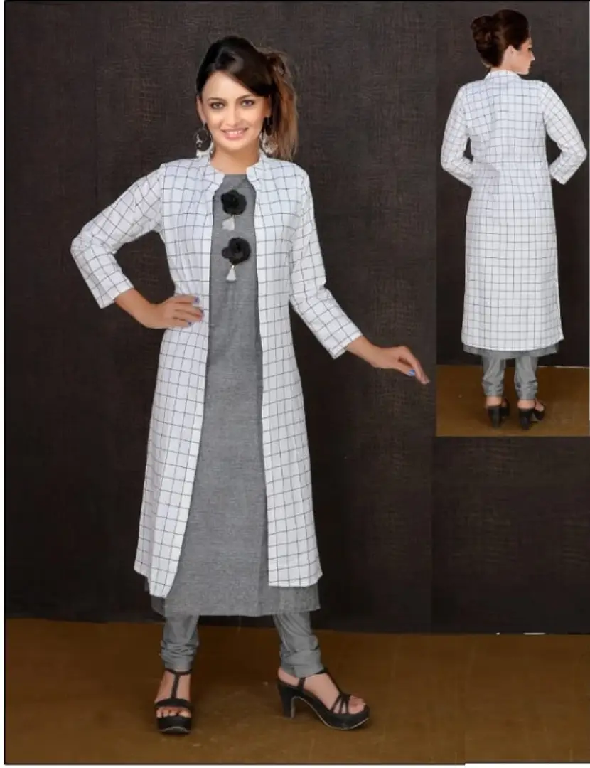 Stylish online shrug kurti