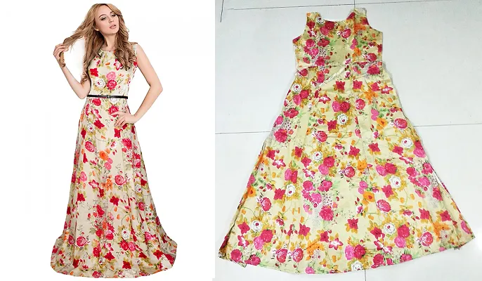 stitched ethnic gowns