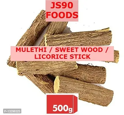 500GM Mulethi , Sabut, Mulaithi , Root , Lakdi , Sweet Wood Stick , Licorice , Liqourices , JS90 FOODS , GUPTA TRADER-thumb0