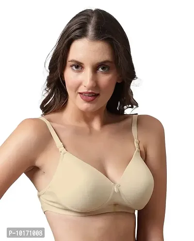 Buy BEWILD Full Coverage Backless Cotton Bra for Women and  Girls/Ladies/Casual/Non-Padded/Everyday/t-Shirt/Non  Wired/Adjustable/Supported Attached Transparent Strap Band(Baby Pink) (C,  34) Online In India At Discounted Prices