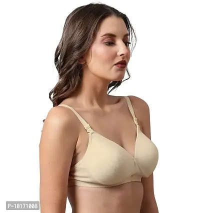 Buy Be-Wild Full Coverage Non Padded Backless Transparent Strap Bra for  Women and Girls/Ladies/Black/Cotton/Casual/t-Shirts/Everyday/Regular/Bras  (Pack of - 3) (B, White : Pink : Skin, 42) Online In India At Discounted  Prices