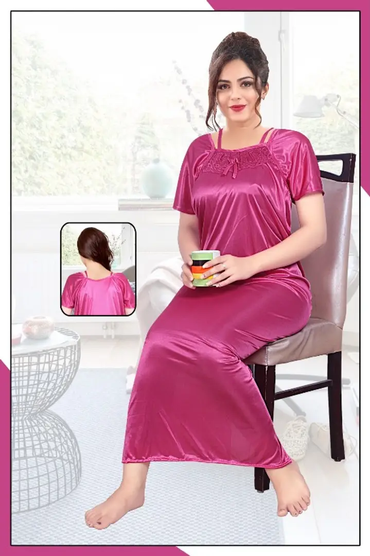 Satin fabric 2025 nighty