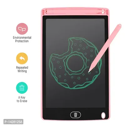 LCD Writing Pad Tablet in PINK COLOUR 8.5 inches Electronic Writing Scribble Drawing Board-thumb2