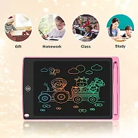 LCD Writing Pad Tablet in PINK COLOUR 8.5 inches Electronic Writing Scribble Drawing Board-thumb1