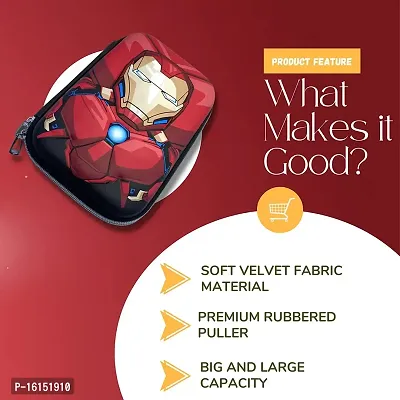 MINISO MARVEL Coin Purse Headphone Earphone Jewllery Pouch for Women - Iron  Man - Walmart.com