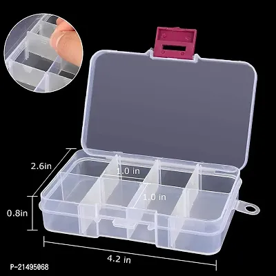 Buy EBOFAB Small Craft Storage Boxes 10 Compartment, Jewelry Beads Container  Fishing Tools Accessories, Screws, Handicrafts, Parts Storage Box (Pack Of  4) Online In India At Discounted Prices