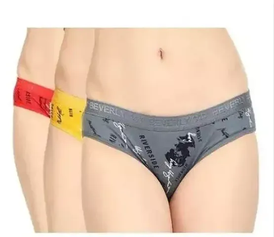 Buy FlyBaby New Branded Woman Bikini Style Panty in Polycotton Materials  with Higher Stretchable Ladies Underwear and Full on Seamless Panties  Online In India At Discounted Prices