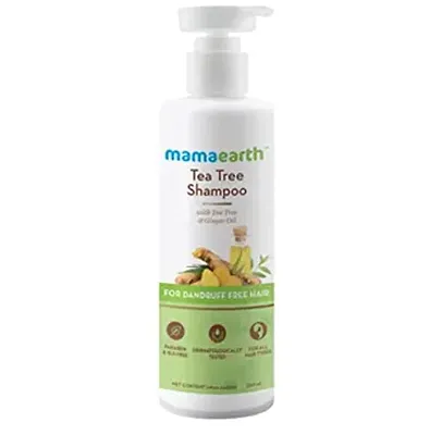 Mamaearth Tea Tree Anti Dandruff Shampoo, With Tea Tree & Ginger Oil, 250ml