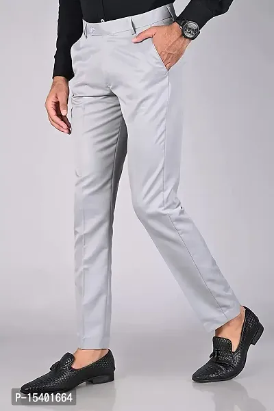 Low Price Offer Light Grey Cotton [10% Off] Trousers – Italian Crown