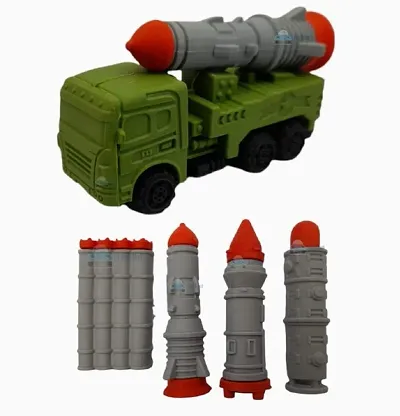 Rocket Launcher box contains rocket launch and missile themed erasers for kids