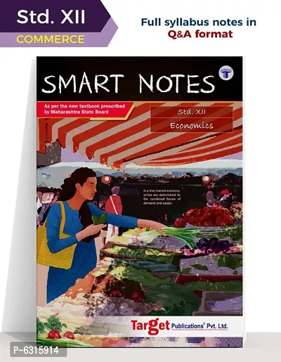 Std 12 Economics Book | Eco | SYJC Commerce, Science and Arts Guide | Smart Notes | HSC Maharashtra Board | Based on the Std 12th New Syllabus [Paperback] Content Team at Target Publications