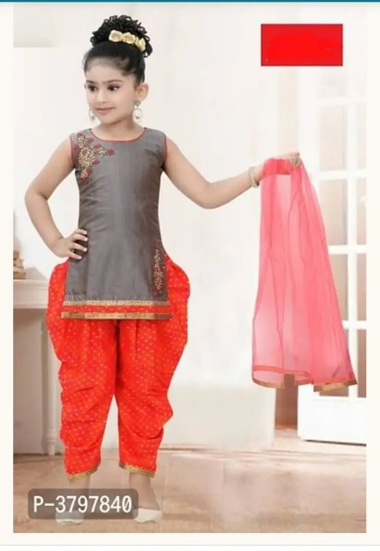 Patiyala suit for girls kids