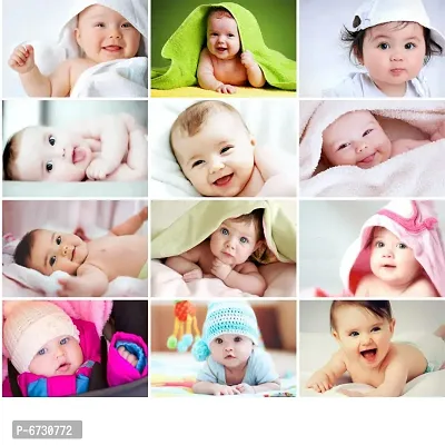 Cute Baby Smile Poster Home & office Babies poster Baby poster for