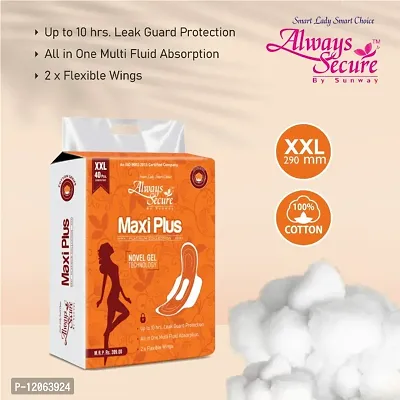 Always Cotton Soft Maxi Long Sanitary Pads 9 Pack