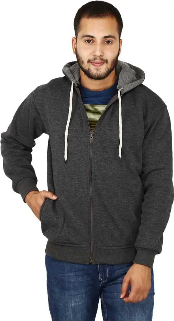 longline grey hoodie