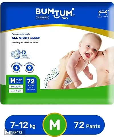 Bumtum Baby Pull-Up Diaper Pants - M  (72 Pieces)-thumb1