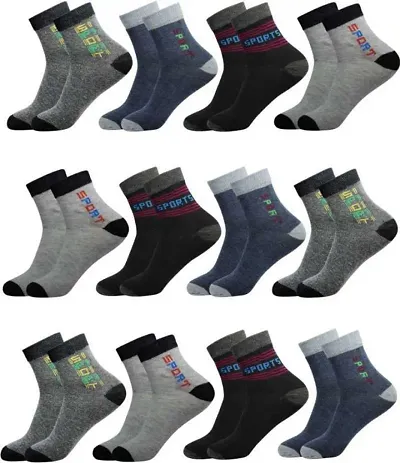 New Edition Cotton Socks For Men (PACK OF 12)