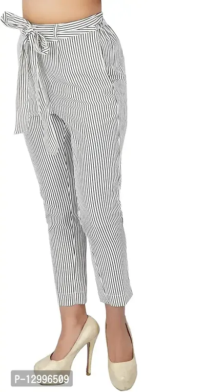 Buy Elegant Sky Blue Polyester Blend Solid Trousers For Women Online In  India At Discounted Prices