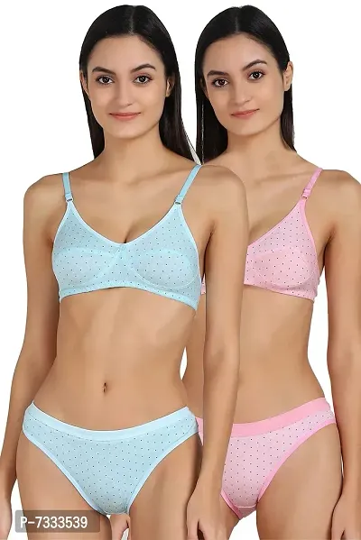 Buy PIBU-Women's Net Bikni Bra Panty Set for Women Lingerie Set