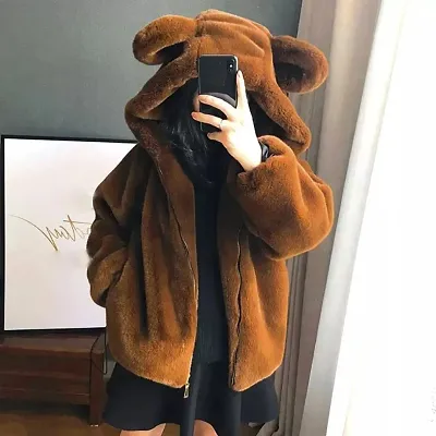 Trendy teddy bear hoodie