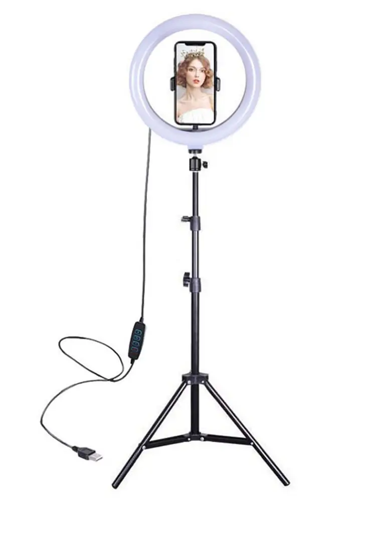 OURRY Selfie Clip on Ring Light, Mini Rechargeable 9 Level India | Ubuy
