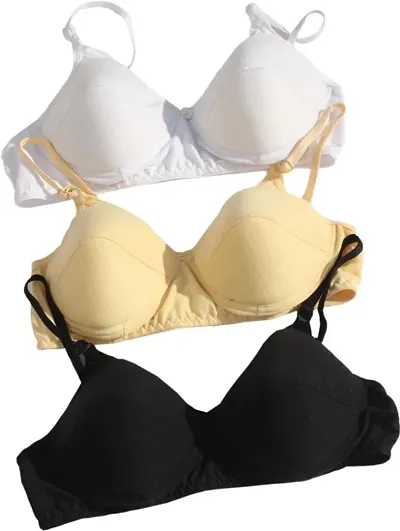 Buy Multicoloured Hosiery Solid Bras For Women Online In India At