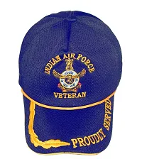 RedClub Proudly Served Baseball Cap for Veterans of Indian Armed Forces (AIR Force_NET_Blue)-thumb2