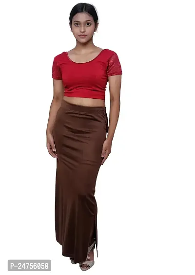 Lycra Saree Shapewear Petticoat for Women, Women's Blended Saree Shapewear,Skirts  for Women,Shape Wear Dress for Saree