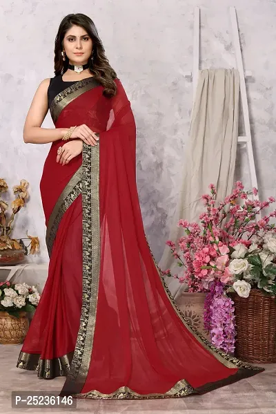Buy Classic Lycra Saree with Blouse piece For Women Online In