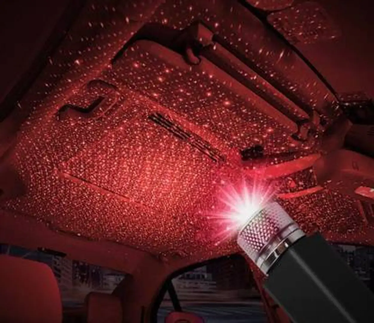 car ambient star light