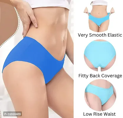 Buy EMBATA Women's Ultra Stretch Spandex Bikini Panties, High-Cut Full  Coverage Cool Underwear for Women Online In India At Discounted Prices