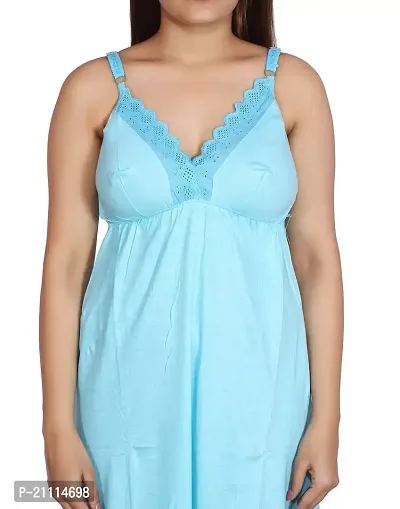 Buy Rylie Nighties Women's Cotton Hosiery Sleeveless Maxi Bra