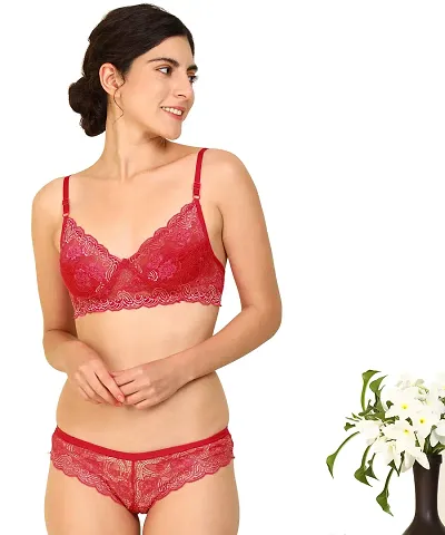 Buy online White Net Bra from lingerie for Women by Lady Nice for ₹189 at  62% off