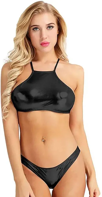 Buy Elegant Sexy Crotch Less Front Open Bra And Panty Lingerie Set For  Women Online In India At Discounted Prices