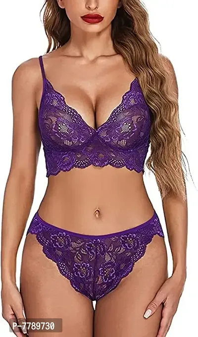 Buy REALSIDE Women's Sexy Bra Panty,Bikni, Lingerie Set, Hot & Sexy for  Newly Married Couples Honeymoon/First Night/Anniversary