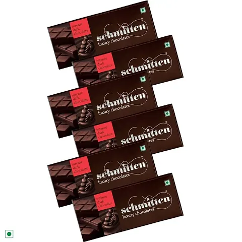 Schmitten Luxury Intense Dark Chocolate, 70 gm (Pack Of 6)