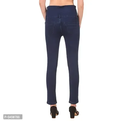 Women Stretchable 5 Button Denim Jeans-thumb2