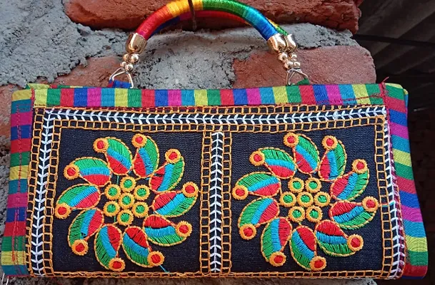 Gold Velvet Zardosi Metal Box clutch Sling bag Zardosi embroidered, Bag  purse, zardozi Hand Work Handbag