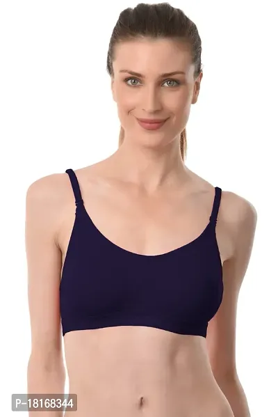 Buy Vanila B Cup Sports Bra for Women Girls-Seamless Comfortable Cotton Bra  Set- Perfect for Daily Workout Active Lifestyle-Polycotton Hosiery Fabric  Casual Sports Bra(Red, Size 38- Pack of 1) Online In India