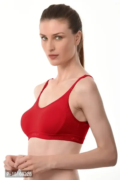 Vanila B Cup Sports Bra for Women and Girls - Seamless, Comfortable and  Supportive Cotton Bra Set- Perfect for Daily Workout and Active Lifestyle 