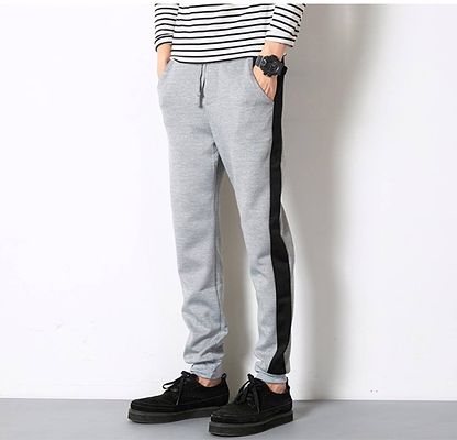 Grey polyester joggers hotsell