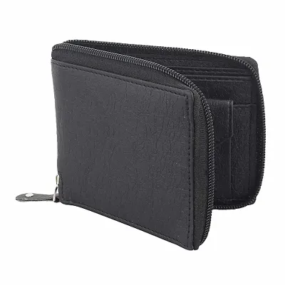 Black Men's Causal Pu Leather Wallet (fc-mw-015)