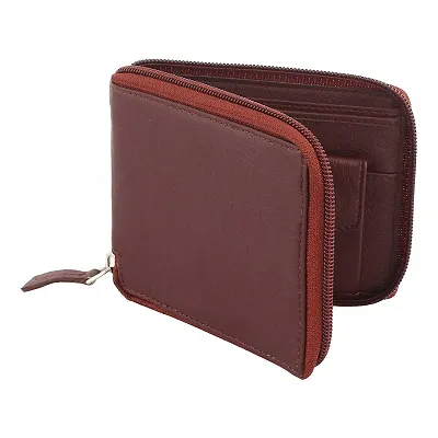 Brown Men's Causal Pu Leather Wallet (fc-mw-025)