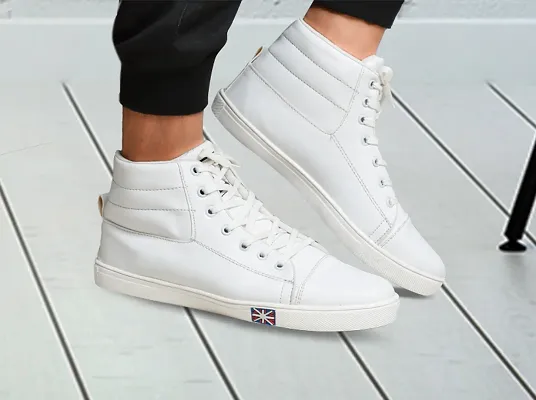 Casual Pink Comfortable & Fashionable Mid Ankle Sneakers Shoes for Wom