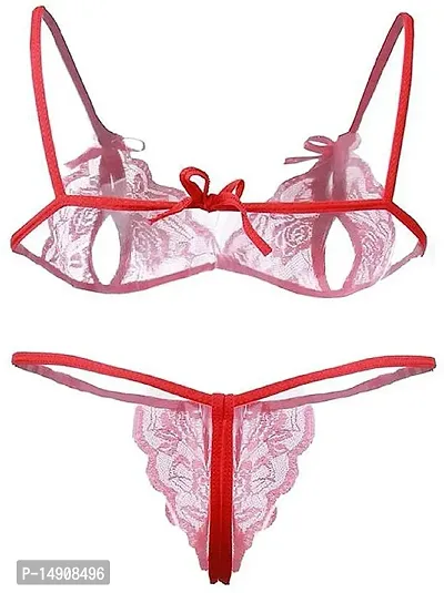 Sexy Women Lingerie Bra Set G-String Thong Bandage Underwear Sleepwear  Night ▷